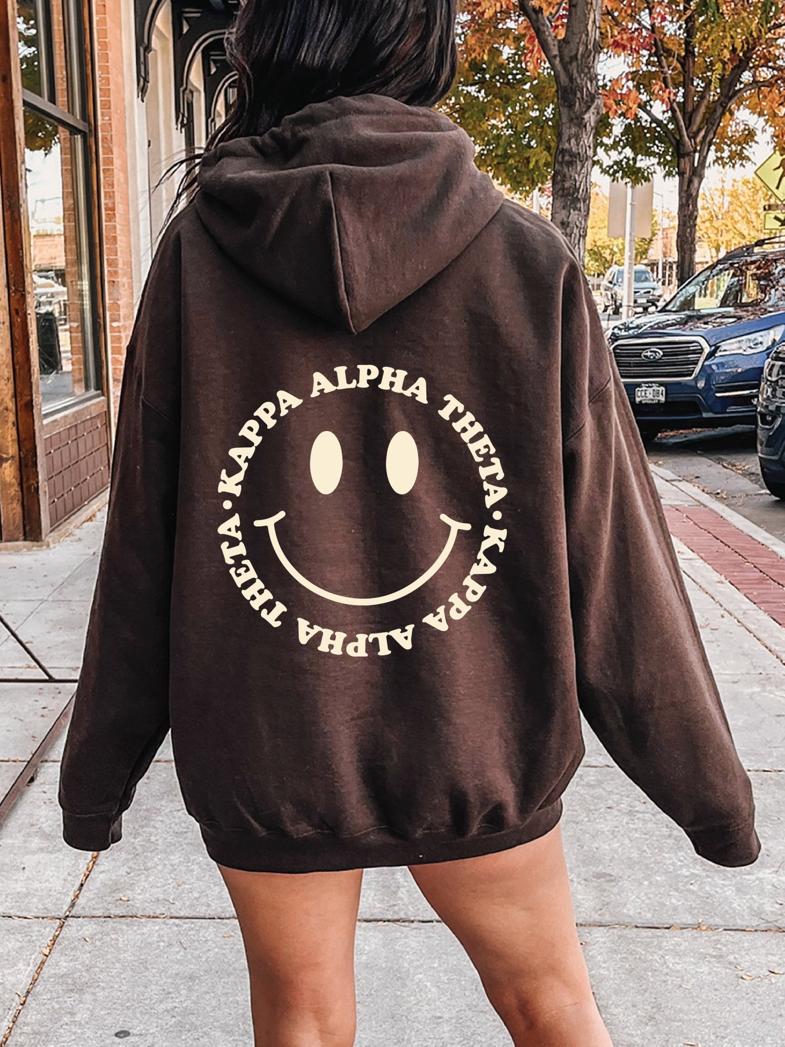 Kappa Alpha Theta Sweatshirt - THETA Proud To Be Sorority Crewneck  Sweatshirt at  Women’s Clothing store