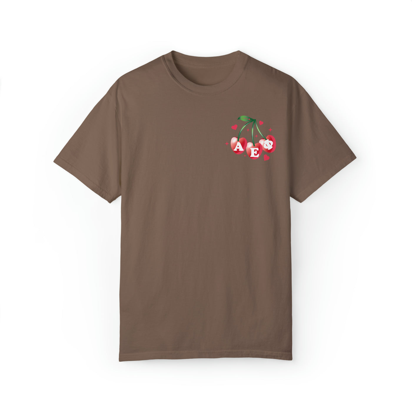 Alpha Epsilon Phi Cherry Airbrush Sorority T-shirt