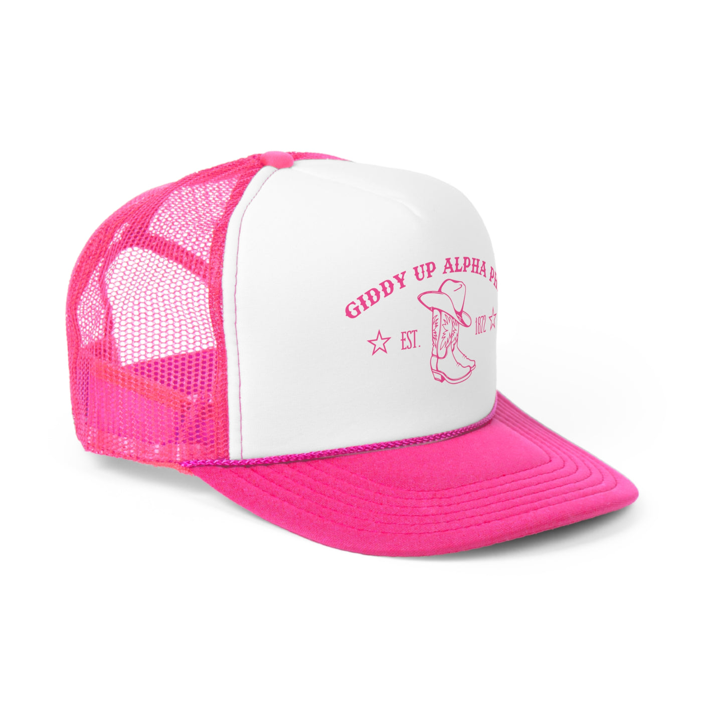 Alpha Phi Trendy Western Trucker Hat