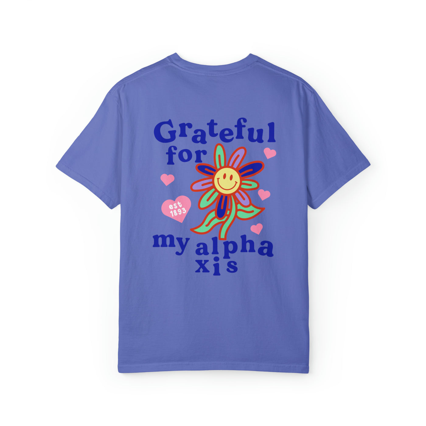 Alpha Xi Delta Grateful Flower Sorority T-shirt