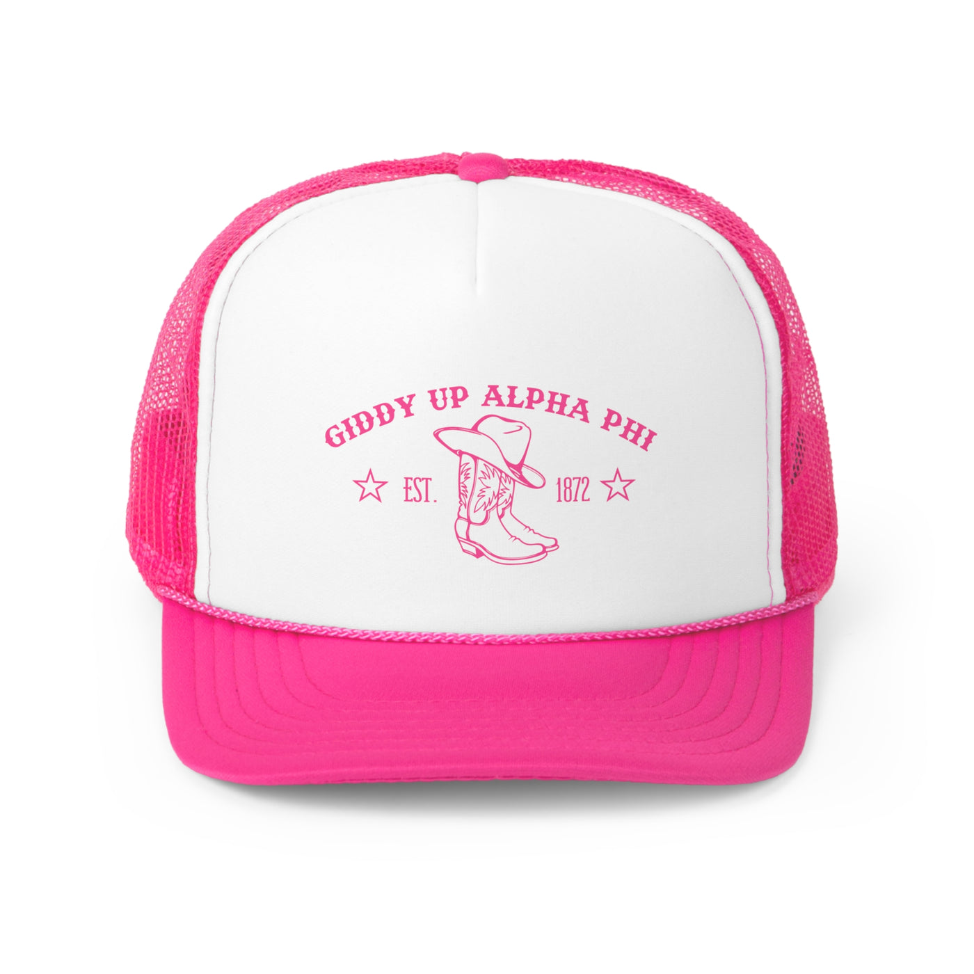 Alpha Phi Trendy Western Trucker Hat