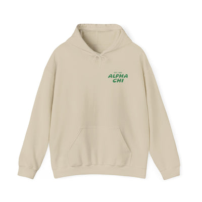 Alpha Chi Omega Bubble Font Sorority Hoodie | Alpha Chi AXO Trendy Sweatshirt | Big Little Gift | Recruitment Gift