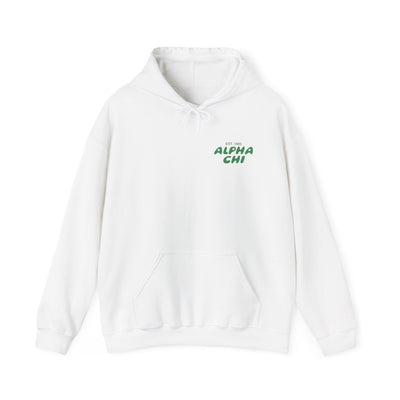 Alpha Chi Omega Bubble Font Sorority Hoodie | Alpha Chi AXO Trendy Sweatshirt | Big Little Gift | Recruitment Gift