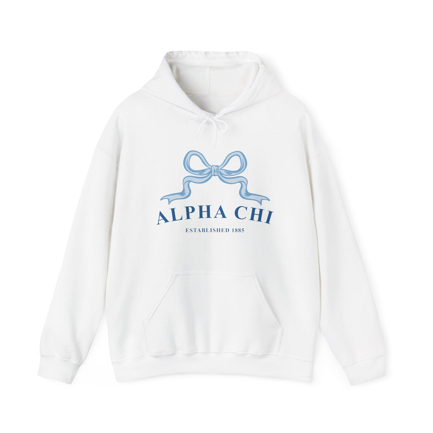 Alpha Chi Omega Ribbon Sorority Hoodie AXO Trendy Sweatshirt Big Little Recruitment Gift