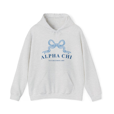 Alpha Chi Omega Ribbon Sorority Hoodie AXO Trendy Sweatshirt Big Little Recruitment Gift