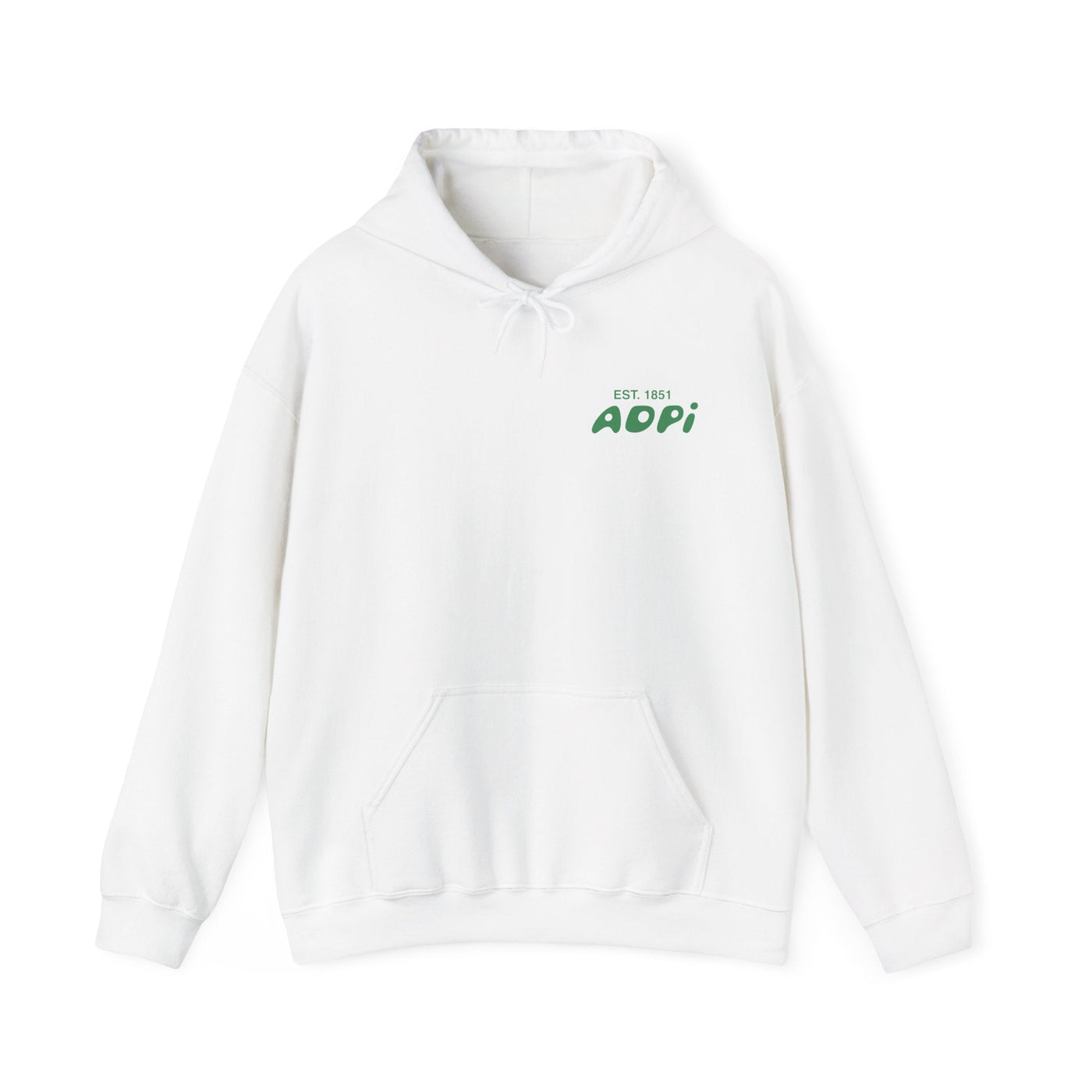 Alpha Delta Pi Bubble Font Sorority Hoodie | ADPi Trendy Sweatshirt | Big Little Gift | Recruitment Gift