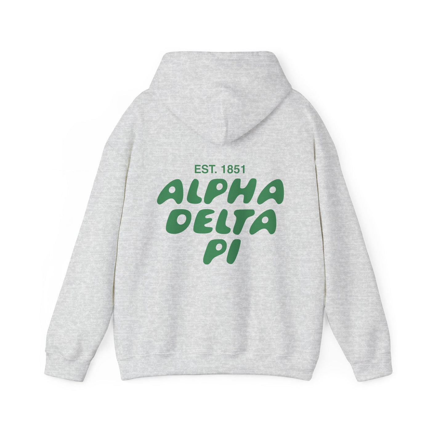 Alpha Delta Pi Bubble Font Sorority Hoodie | ADPi Trendy Sweatshirt | Big Little Gift | Recruitment Gift