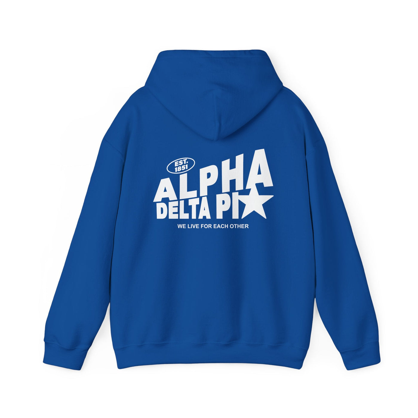 Alpha Delta Pi Trendy Star Sorority Hoodie | ADPi Cute Sweatshirt | Big Little Gift | Recruitment Gift