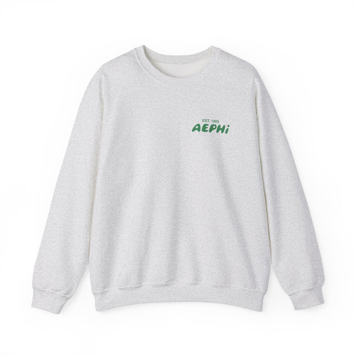 Alpha Epsilon Phi Bubble Font Sorority Crewneck Sweatshirt | AEPhi Trendy Sweatshirt | Big Little Gift | Recruitment Gift