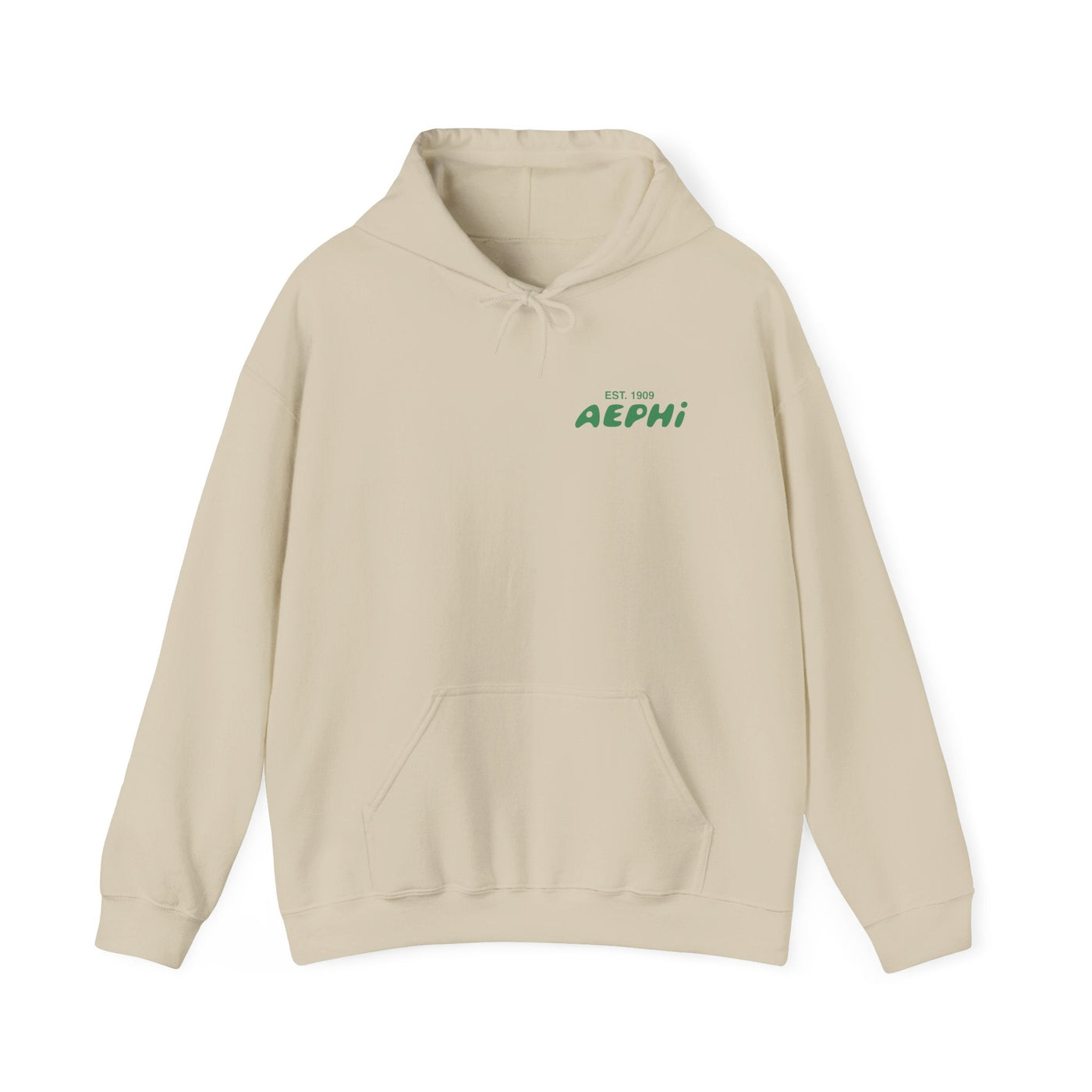 Alpha Epsilon Phi Bubble Font Sorority Hoodie | AEPhi Trendy Sweatshirt | Big Little Gift | Recruitment Gift