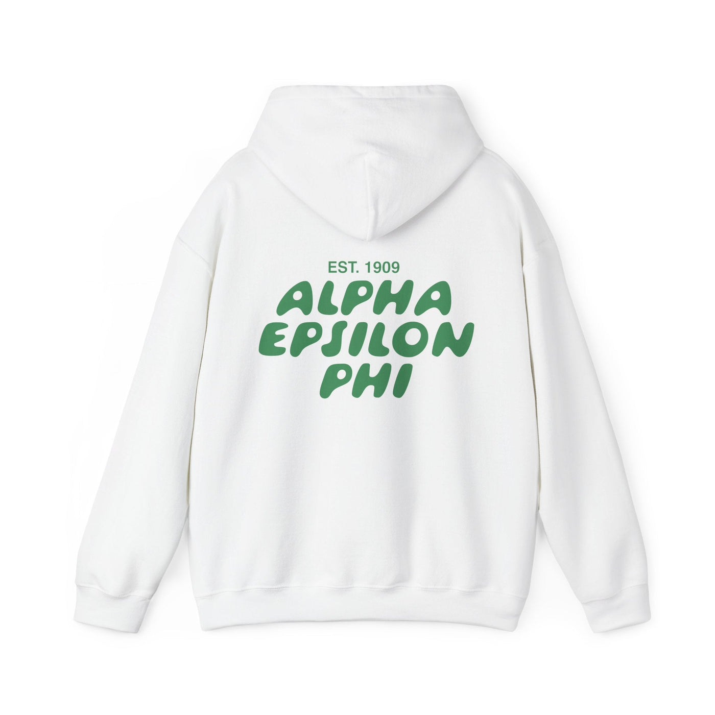 Alpha Epsilon Phi Bubble Font Sorority Hoodie | AEPhi Trendy Sweatshirt | Big Little Gift | Recruitment Gift