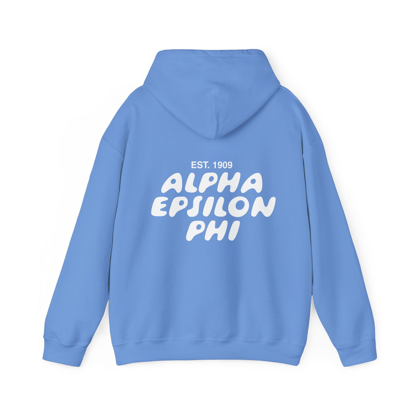 Alpha Epsilon Phi Bubble Font Sorority Hoodie | AEPhi Trendy Sweatshirt | Big Little Gift | Recruitment Gift