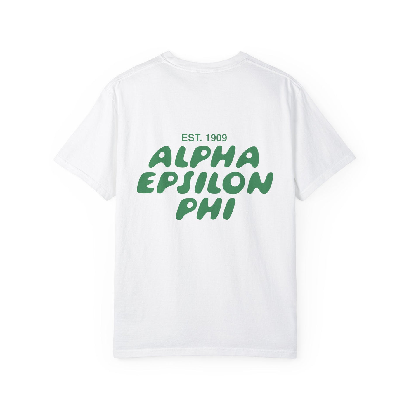 Alpha Epsilon Phi Bubble Letter T-Shirt | AEPhi Trendy College Greek Custom Oversized Shirt | Big Little Sorority T Shirt Gift