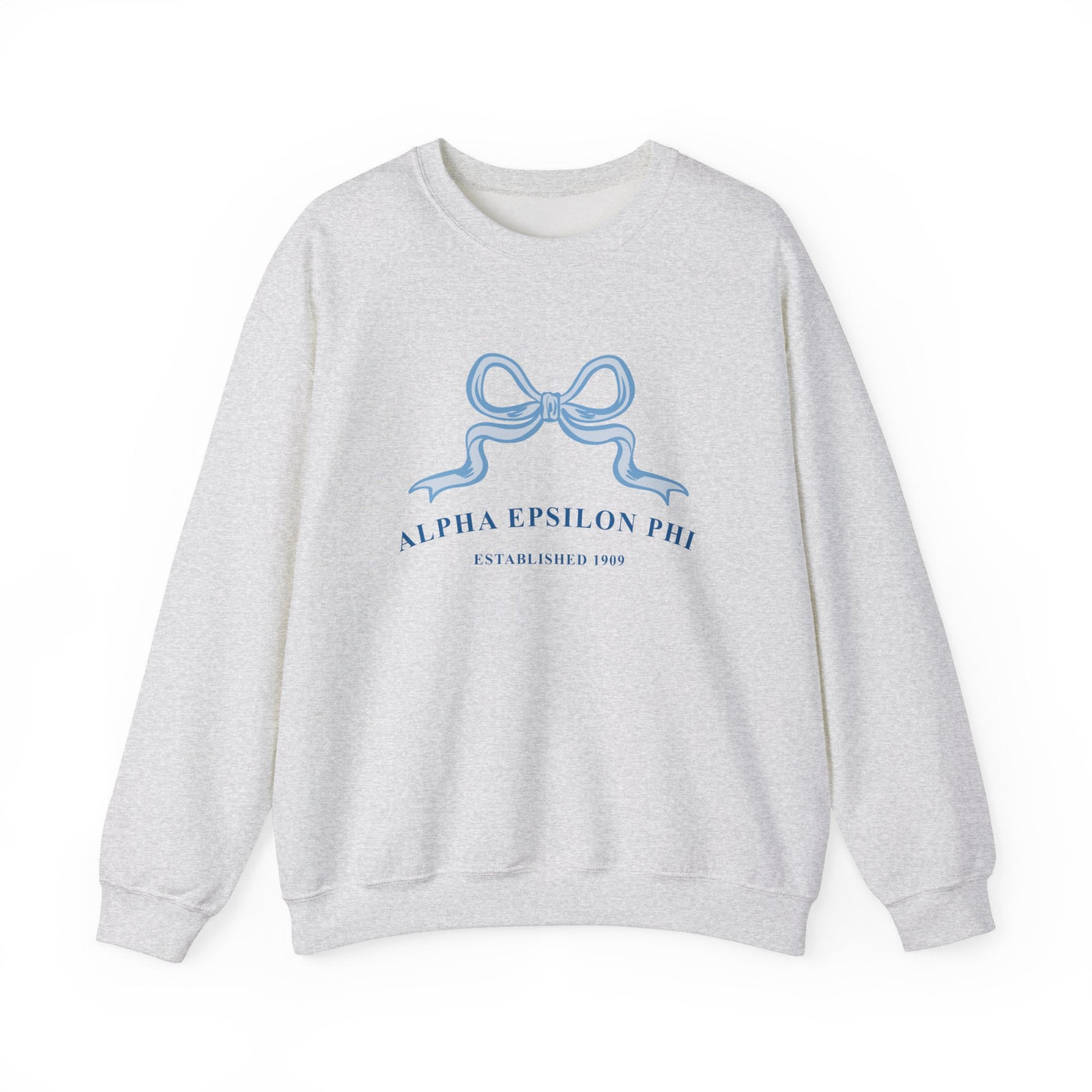 Alpha Epsilon Phi Ribbon Sorority Crewneck | AEPhi Trendy Sweatshirt Big Little Recruitment Gift