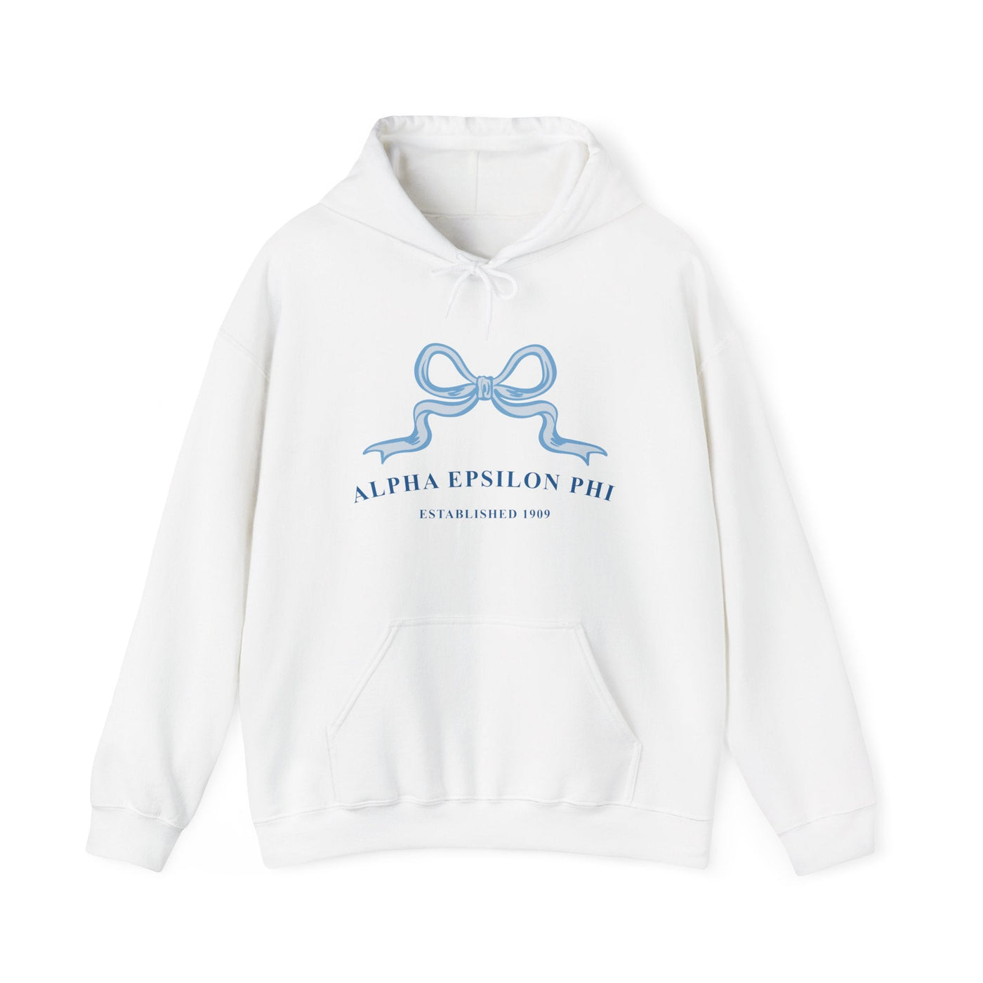 Alpha Epsilon Phi Ribbon Sorority Hoodie | AEPhi Trendy Sweatshirt Big Little Recruitment Gift