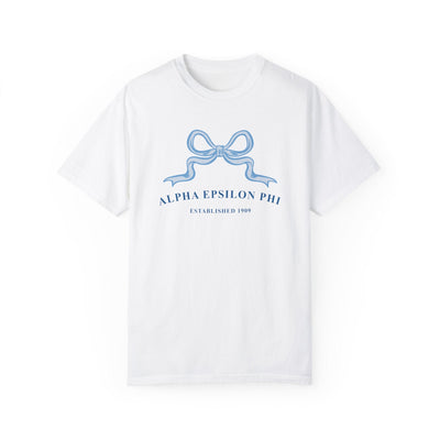 Alpha Epsilon Phi Ribbon Sorority T-Shirt | AEPhi Trendy Shirt Big Little Recruitment Gift