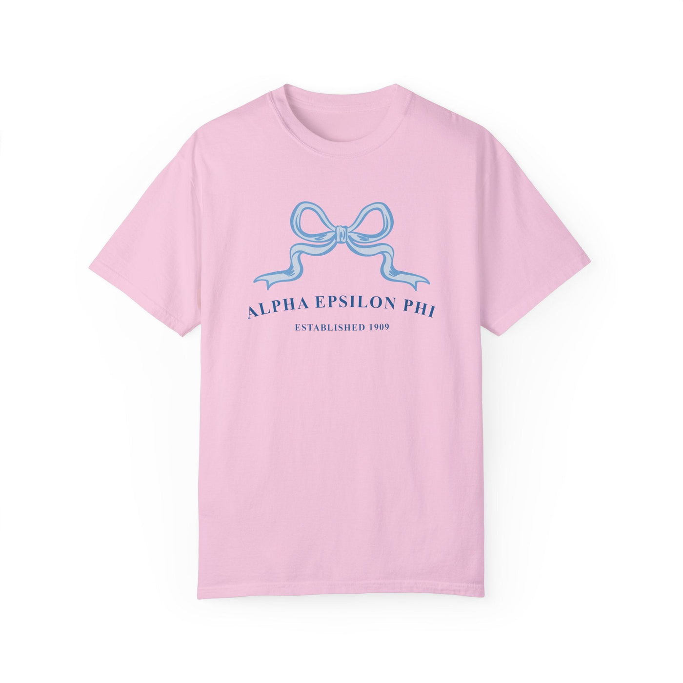 Alpha Epsilon Phi Ribbon Sorority T-Shirt | AEPhi Trendy Shirt Big Little Recruitment Gift