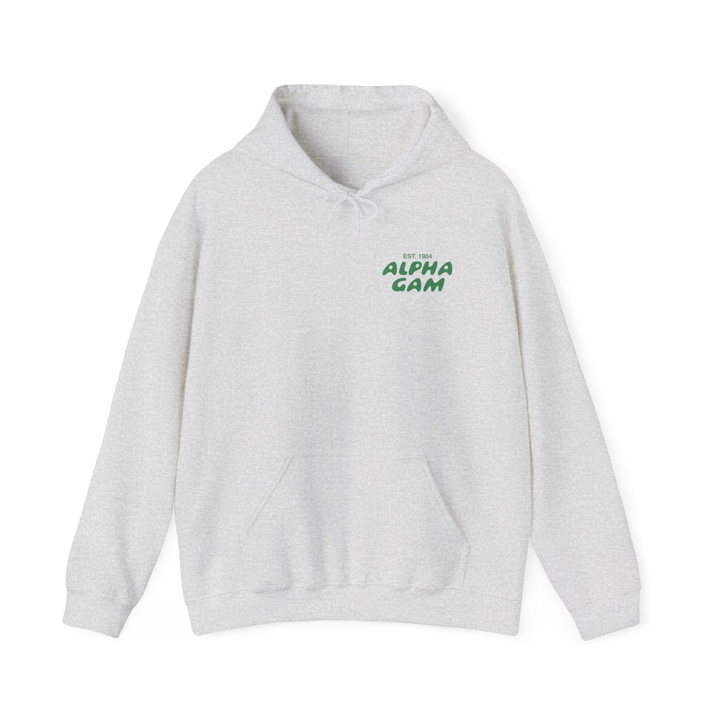 Alpha Gamma Delta Bubble Font Sorority Hoodie | Alpha Gam Trendy Sweatshirt | Big Little Gift | Recruitment Gift