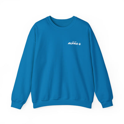 Alpha Omicron Pi Bubble Font Sorority Crewneck Sweatshirt | Alpha O Trendy Sweatshirt | Big Little Gift | Recruitment Gift