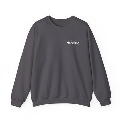 Alpha Omicron Pi Bubble Font Sorority Crewneck Sweatshirt | Alpha O Trendy Sweatshirt | Big Little Gift | Recruitment Gift