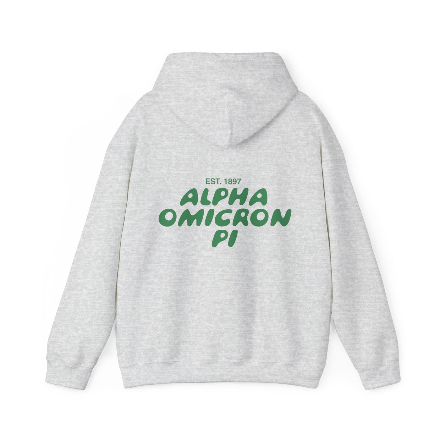 Alpha Omicron Pi Bubble Font Sorority Hoodie | Alpha O Trendy Sweatshirt | Big Little Gift | Recruitment Gift