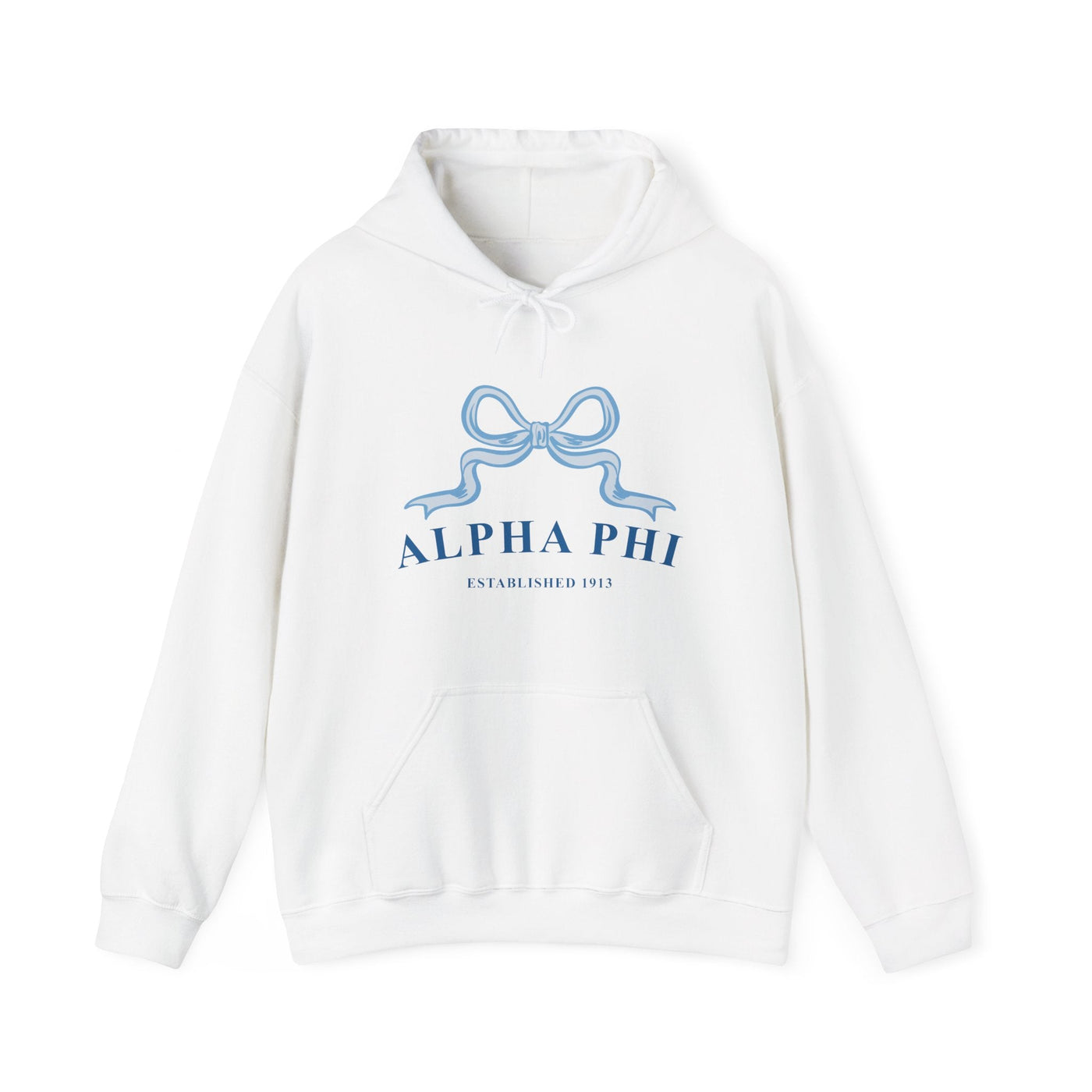 Alpha Phi Ribbon Sorority Hoodie | APhi Trendy Sweatshirt Big Little Recruitment Gift