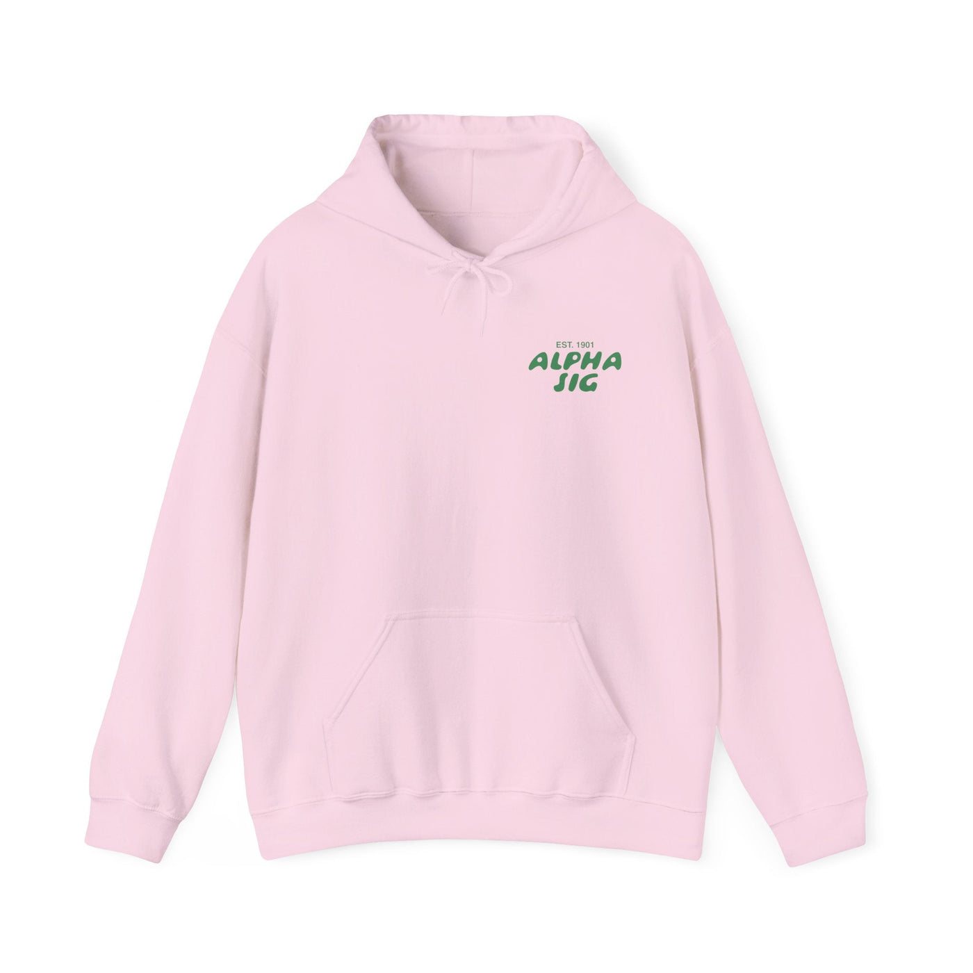 Alpha Sigma Alpha Bubble Font Sorority Hoodie | Alpha Sig Trendy Sweatshirt | Big Little Gift | Recruitment Gift