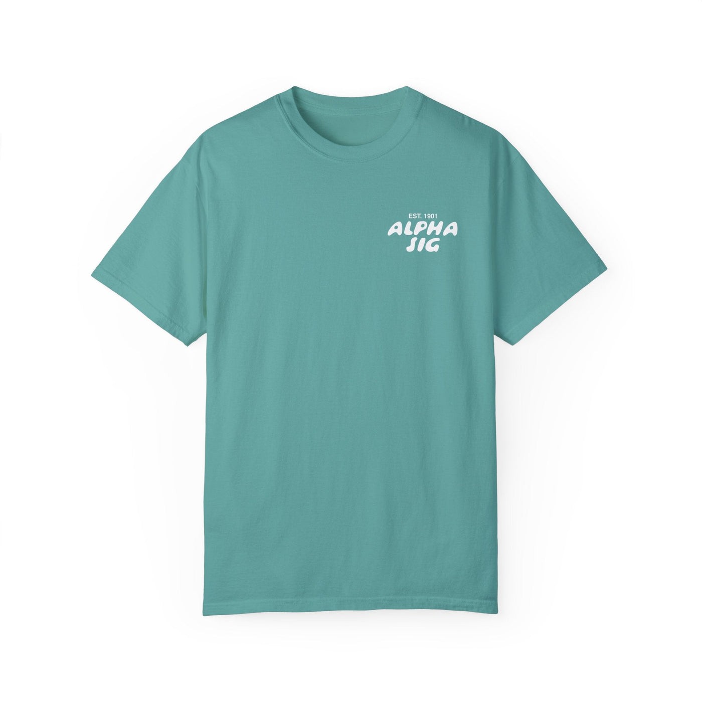 Alpha Sigma Alpha Bubble Letter T-Shirt | Alpha Sig Trendy College Greek Custom Oversized Shirt | Big Little Sorority T Shirt Gift