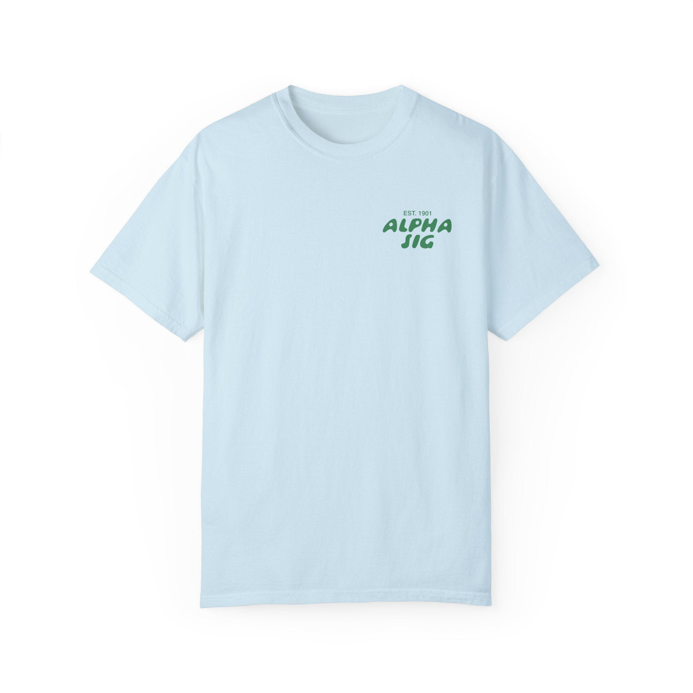 Alpha Sigma Alpha Bubble Letter T-Shirt | Alpha Sig Trendy College Greek Custom Oversized Shirt | Big Little Sorority T Shirt Gift