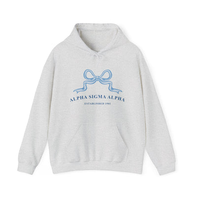 Alpha Sigma Alpha Ribbon Sorority Hoodie | Alpha Sig Trendy Sweatshirt Big Little Recruitment Gift