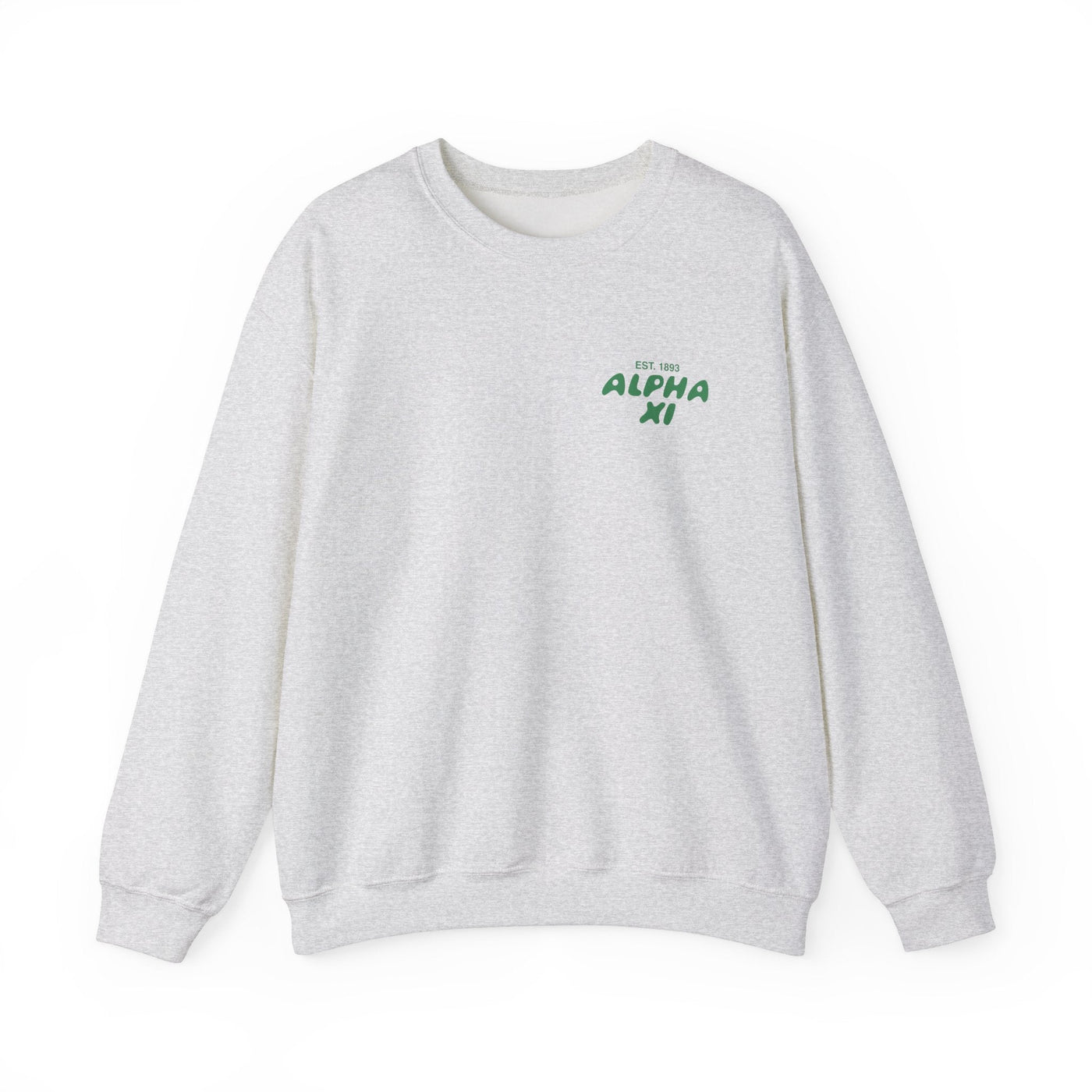 Alpha Xi Delta Bubble Font Sorority Crewneck Sweatshirt | Alpha Xi Trendy Sweatshirt | Big Little Gift | Recruitment Gift