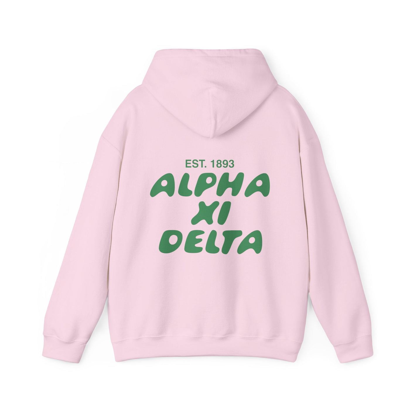 Alpha Xi Delta Bubble Font Sorority Hoodie | Alpha Xi Trendy Sweatshirt | Big Little Gift | Recruitment Gift