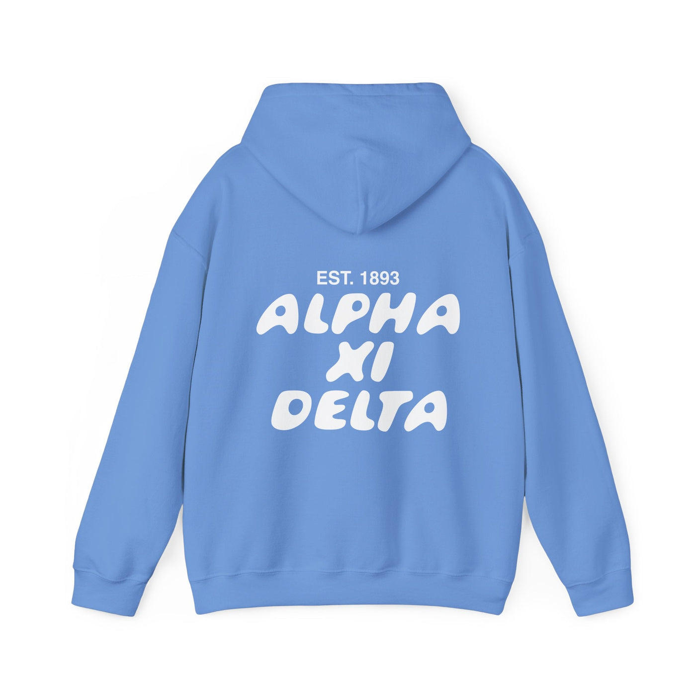 Alpha Xi Delta Bubble Font Sorority Hoodie | Alpha Xi Trendy Sweatshirt | Big Little Gift | Recruitment Gift