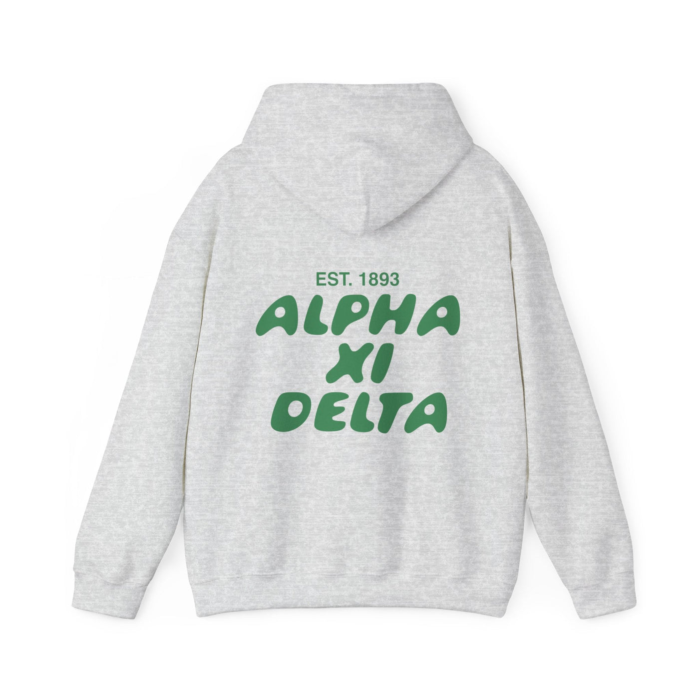 Alpha Xi Delta Bubble Font Sorority Hoodie | Alpha Xi Trendy Sweatshirt | Big Little Gift | Recruitment Gift