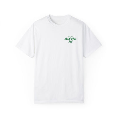 Alpha Xi Delta Bubble Letter T-Shirt | Alpha Xi Trendy College Greek Custom Oversized Shirt | Big Little Sorority T Shirt Gift