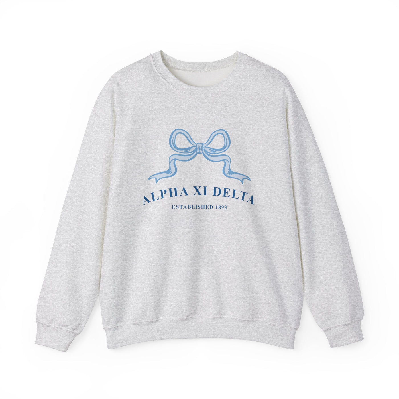 Alpha Xi Delta Ribbon Sorority Crewneck | Alpha Xi Trendy Sweatshirt Big Little Recruitment Gift