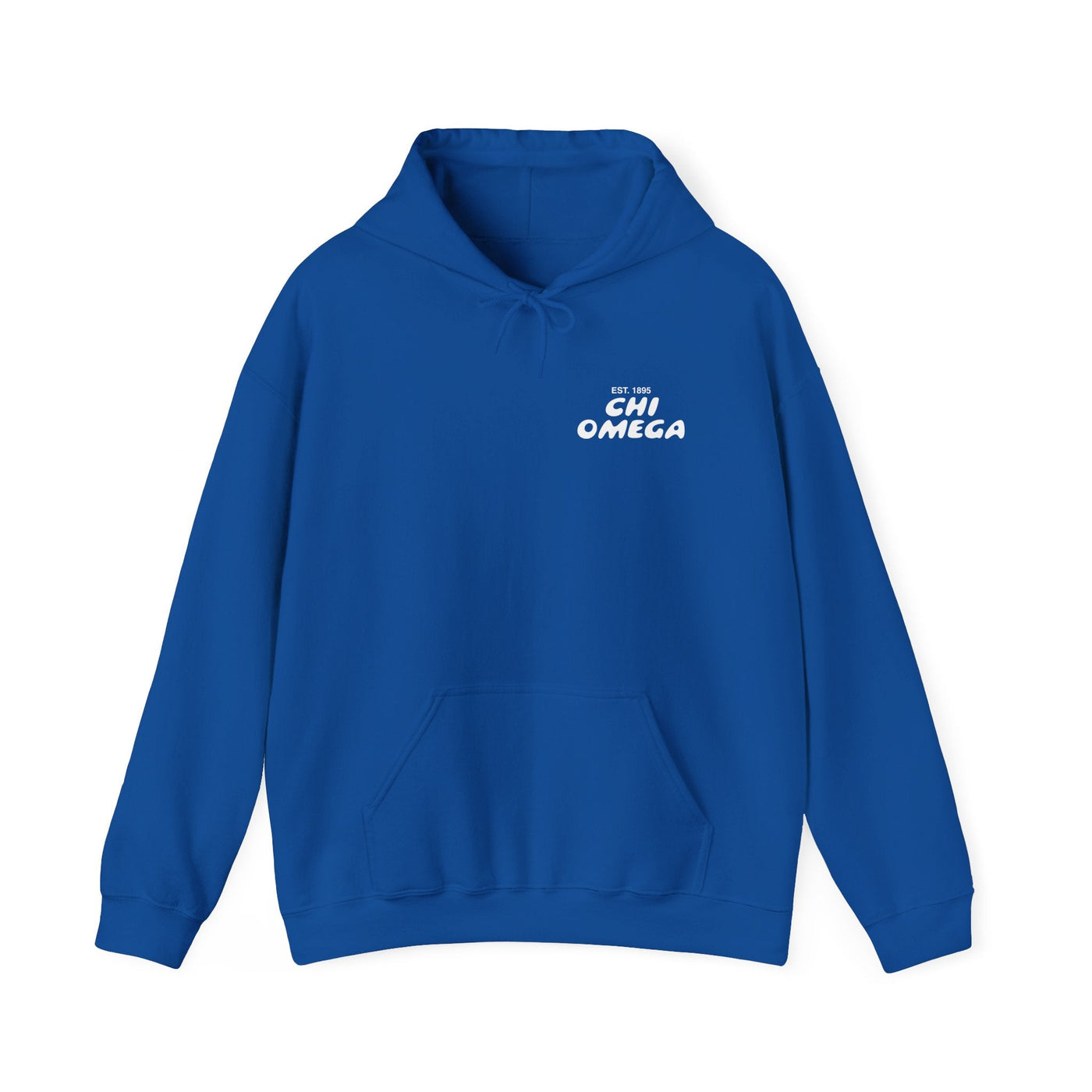 Chi Omega Bubble Font Sorority Hoodie | Chi O Trendy Sweatshirt | Big Little Gift | Recruitment Gift