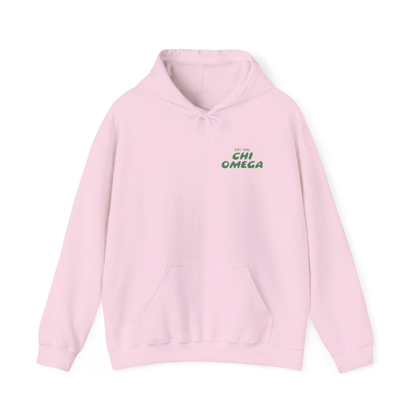 Chi Omega Bubble Font Sorority Hoodie | ChiO Trendy Sweatshirt | Big Little Gift | Recruitment Gift