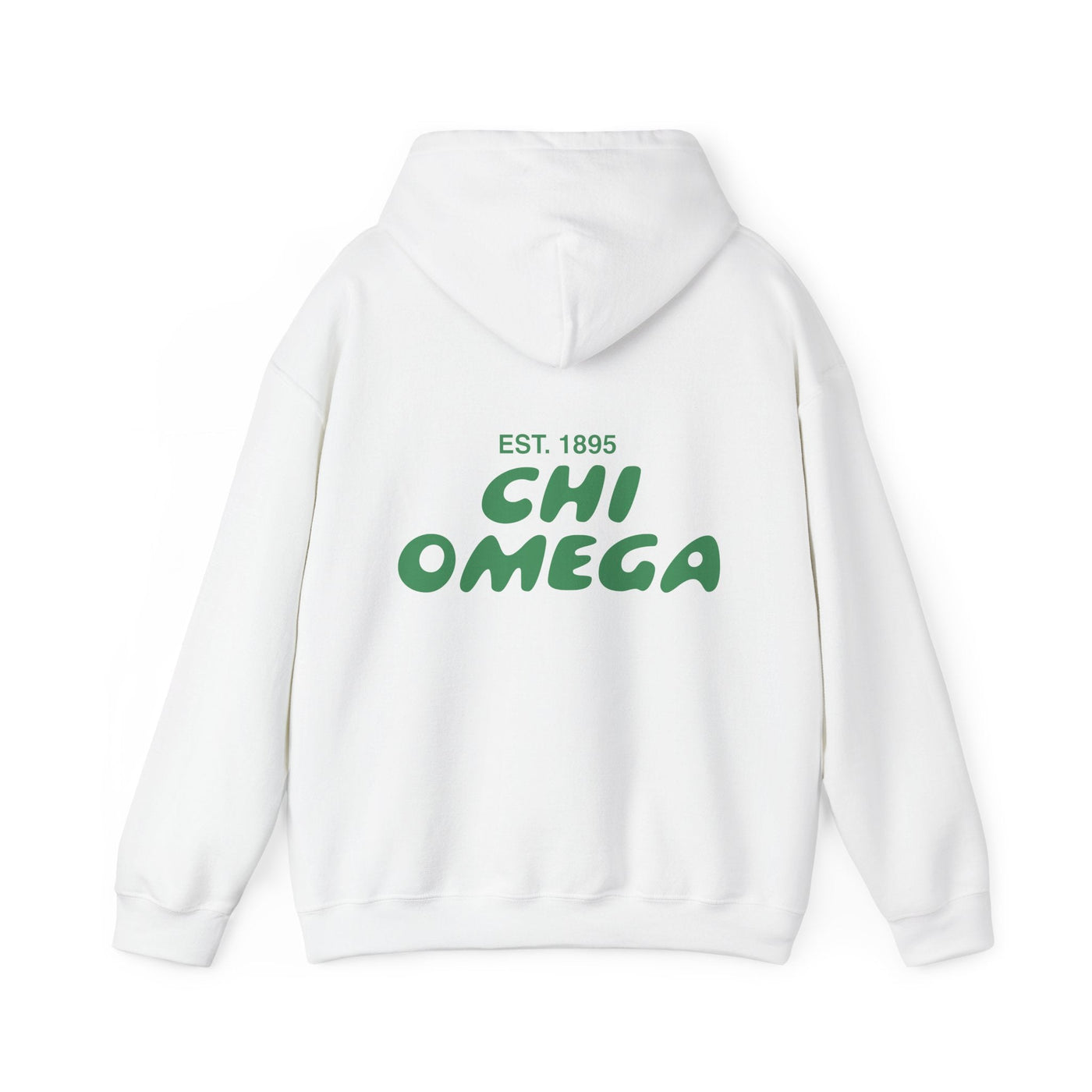 Chi Omega Bubble Font Sorority Hoodie | ChiO Trendy Sweatshirt | Big Little Gift | Recruitment Gift