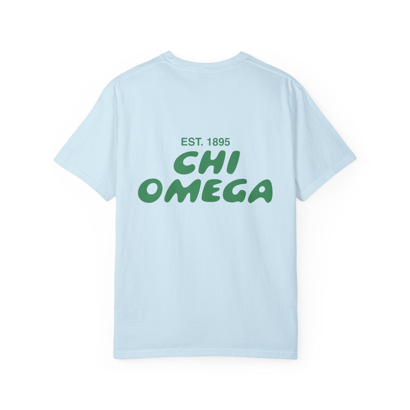 Chi Omega Bubble Letter T-Shirt | Chi O Trendy College Greek Custom Oversized Shirt | Big Little Sorority T Shirt Gift