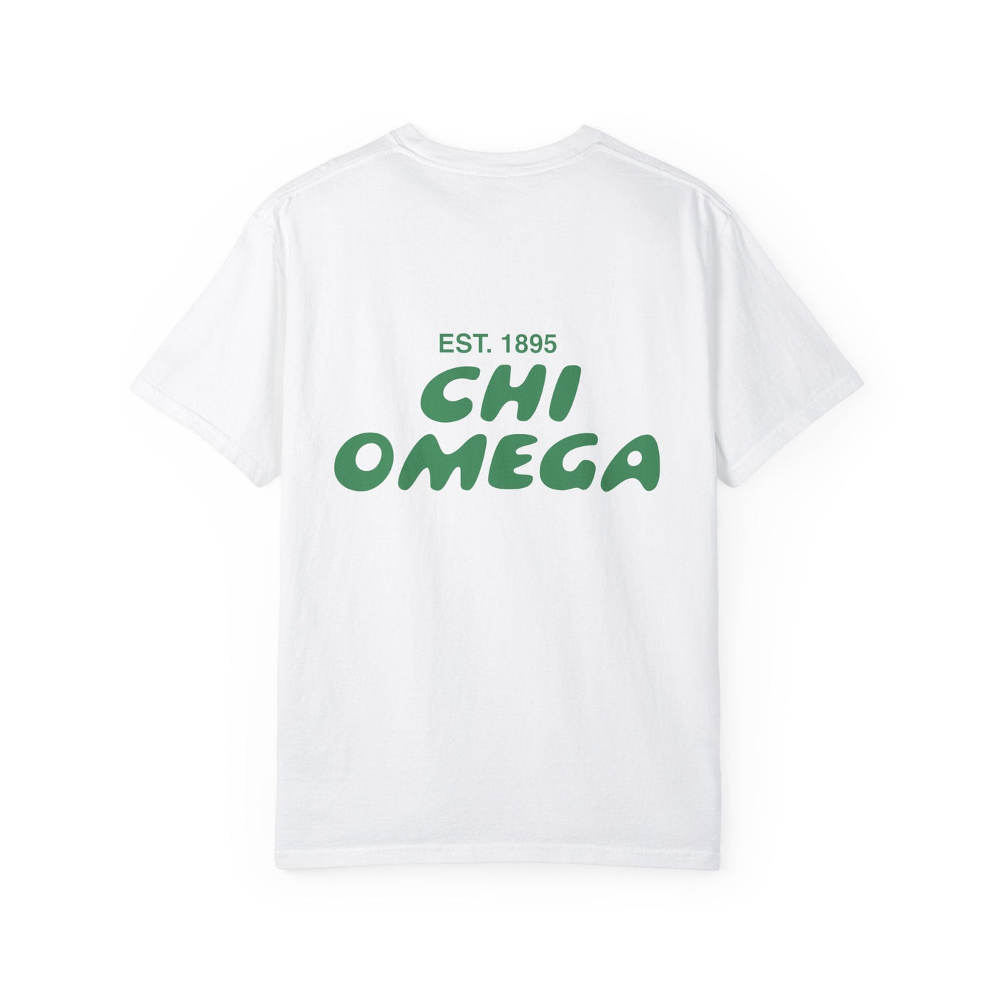 Chi Omega Bubble Letter T-Shirt | Chi O Trendy College Greek Custom Oversized Shirt | Big Little Sorority T Shirt Gift