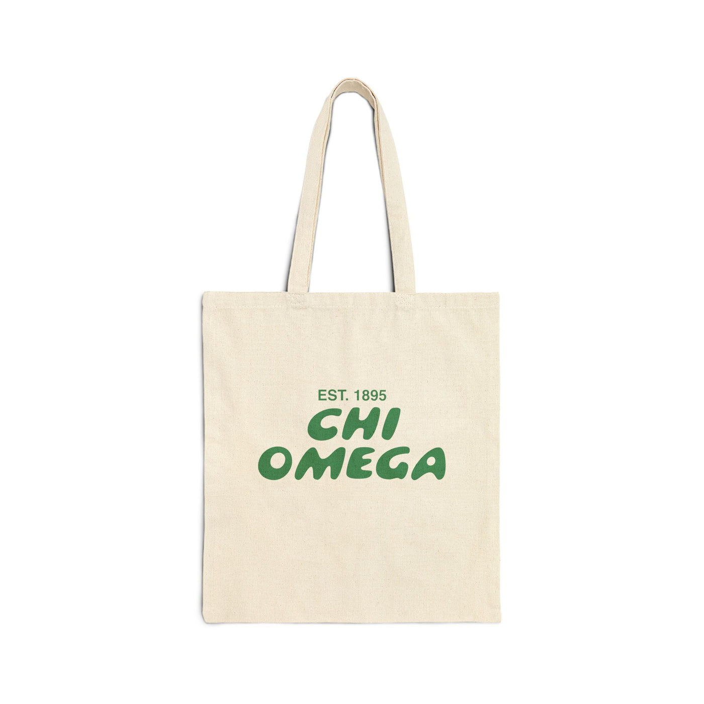 Chi Omega Bubble Text Trendy Tote Bag | Chi O College Sorority Beach Bag | Big Little Gift