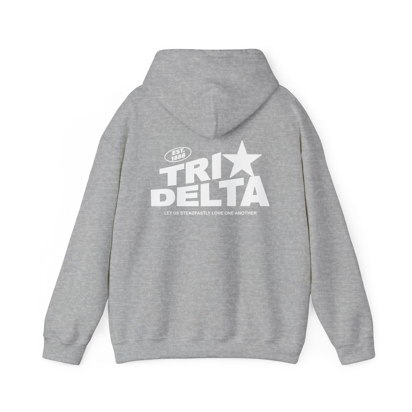 Delta Delta Delta Trendy Star Sorority Hoodie | Tri Delta Cute Sweatshirt | Big Little Gift | Recruitment Gift