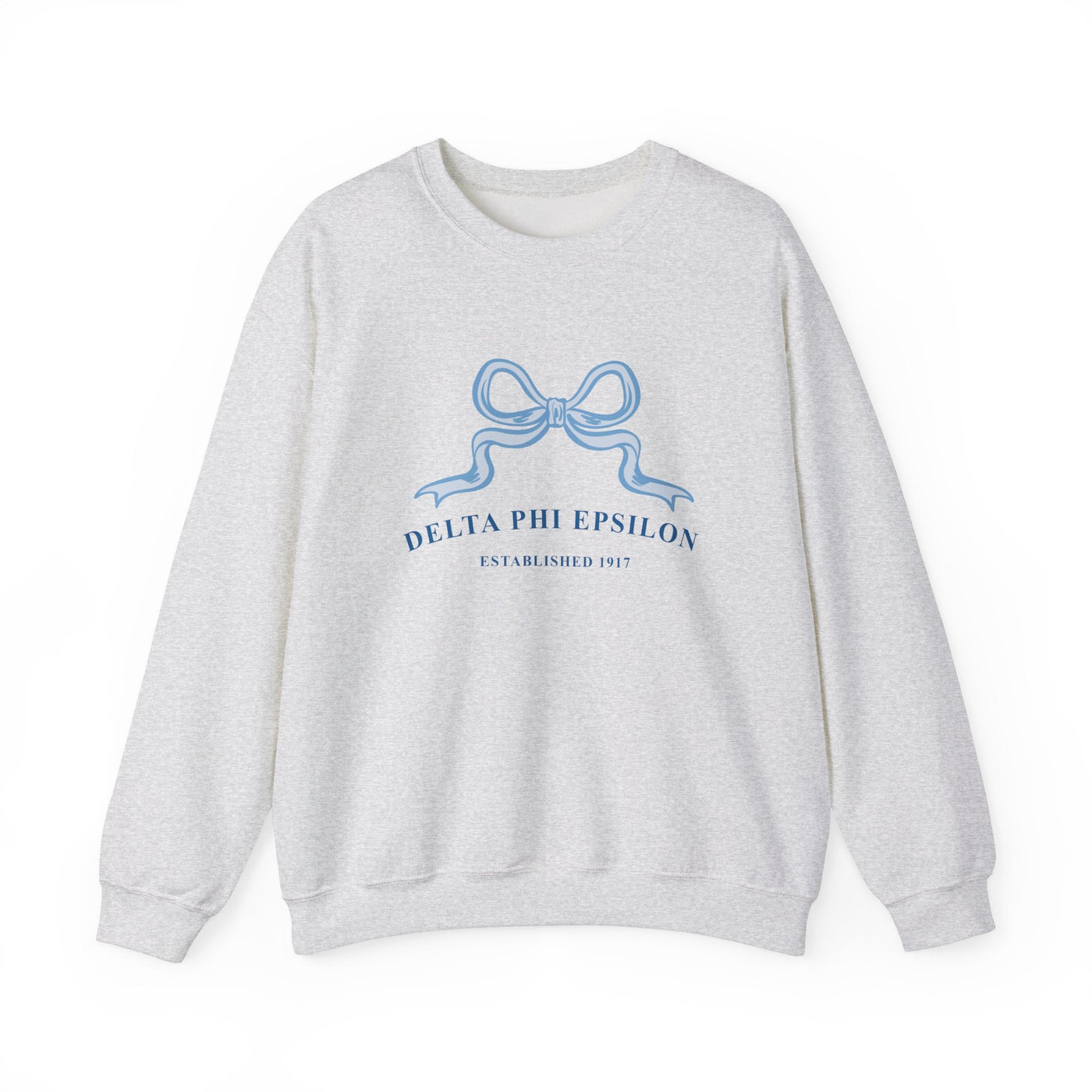 Delta Phi Epsilon Ribbon Sorority Crewneck | DPhiE Trendy Sweatshirt Big Little Recruitment Gift