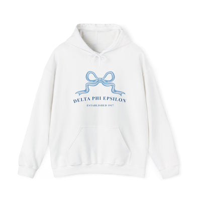 Delta Phi Epsilon Ribbon Sorority Hoodie | DPhiE Trendy Sweatshirt Big Little Recruitment Gift