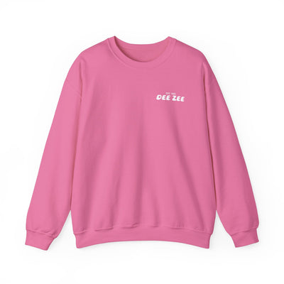 Delta Zeta Bubble Font Sorority Crewneck Sweatshirt | Dee Zee Trendy Sweatshirt | Big Little Gift | Recruitment Gift