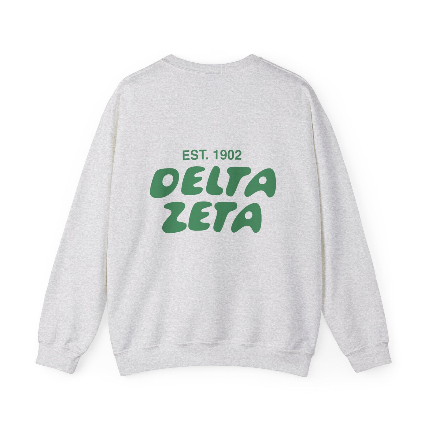 Delta Zeta Bubble Font Sorority Crewneck Sweatshirt | Dee Zee Trendy Sweatshirt | Big Little Gift | Recruitment Gift