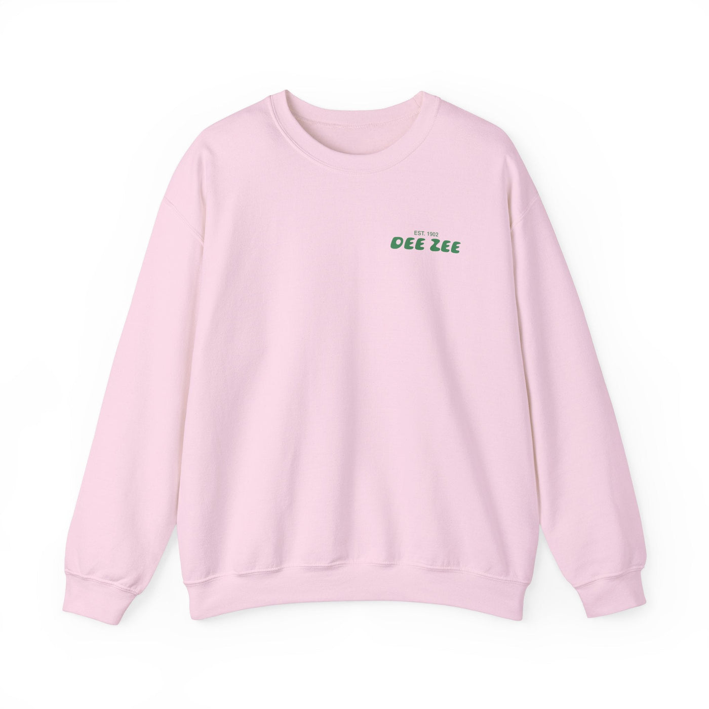 Delta Zeta Bubble Font Sorority Crewneck Sweatshirt | Dee Zee Trendy Sweatshirt | Big Little Gift | Recruitment Gift