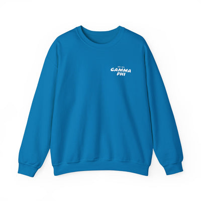 Gamma Phi Beta Bubble Font Sorority Crewneck Sweatshirt | Gamma Phi GPhi Trendy Sweatshirt | Big Little Gift | Recruitment Gift