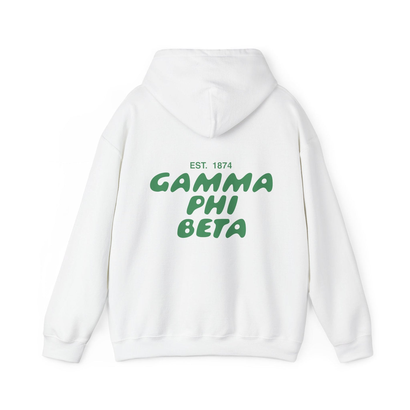 Gamma Phi Beta Bubble Font Sorority Hoodie | Gamma Phi Trendy Sweatshirt | Big Little Gift | Recruitment Gift